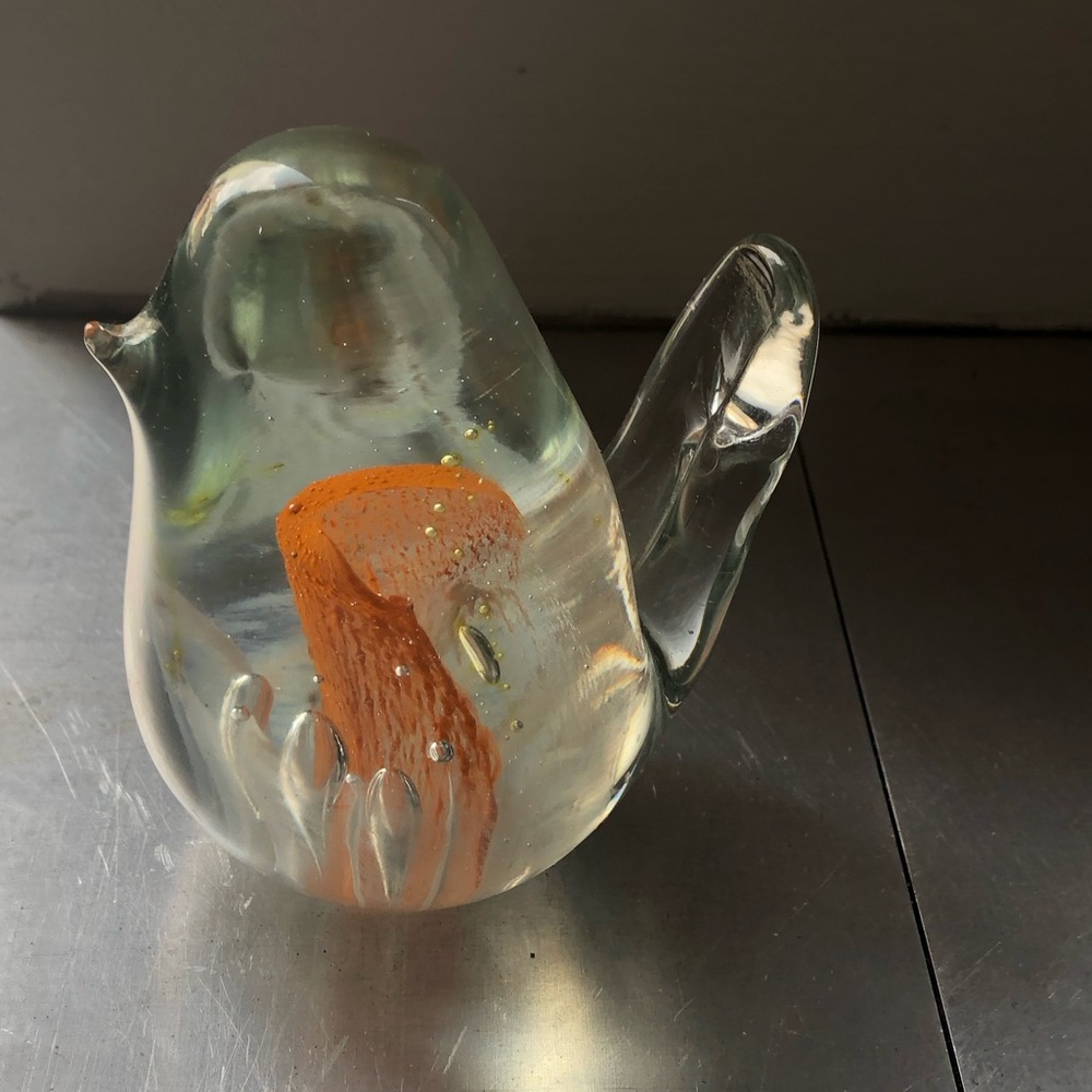 Art glass bird from NorwayMCM